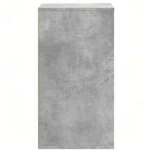 vidaXL Comò angolare grigio cemento 60x41x76 cm in legno d'ingegneria - Grigio - Visualizzare 6