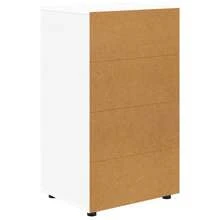 vidaXL Armarios de almacenamiento 2 unidades blanco 60 x 48 x 105 cm - Blanco - Ver 10