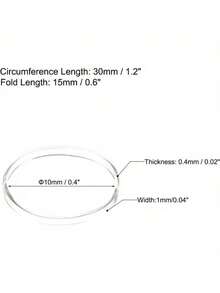 1000pcs Simple Women High Elasticity Hair Ties, Suitable For Daily Use Valentine's Day Valentines Ponytail Holders Hair Elastics Hair Rubber Bands Scrunchies Hair Rope, Hair Bobbles ,Gym Sport Outfit Hair Accessories Head Accessories Elastic Band - Clear - View 8