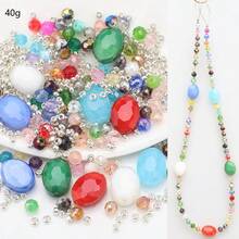 12MM Oval Bull Eye Flat Bead Multi-Color Glass Bead DIY Mobile Phone Chain Necklace Set In Stock Wholesale