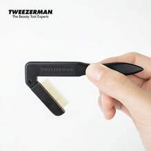 Tweezerman Micro Charm Folding Eyelash Comb - Black - View 2