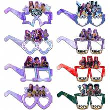 Eid Mubarak New Witch Hunter Theme Paper Glasses, Birthday Party Photo Props, K-POP Glasses Decorations, Family Gathering Props, Carnival Festival Supplies, Holiday Small Gifts, Festival Essentials, Suitable For Various Parties And Events Costumes And Accessories - Multicolor - View 1