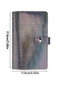 1pc PU Material Banknote Storage Book, Can Hold 100 Banknotes, Large Capacity Cash & Card Storage Notebook, Birthday/New Year Gift - Multicolor - View 27