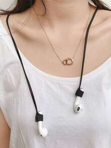 Bluetooth Earphone Anti-Lost Strap Magnetic Absorption Anti-Lost Chain Anti-Slip Sports Anti-Falling Universal Type - Multicolor - View 2