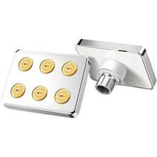 1pc 360 Degree Mini Surround High Pressure Shower Head, Large Rain Shower Sprayer, Bathroom Accessory