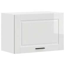 vidaXL Armoire murale de cuisine Porto blanc brillant bois ingénierie - Blanc - Voir 2