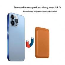 Apple Magsafe Magnetic PU Leather Card Holder Back Case