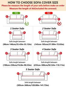 1pc Easy Stretch Sofa Cover - Elastic Full Wrap, Slip Resistant, Fits 1-5 Seat Sofa, Machine Washable, All Season, Pet Friendly & Stain Resistant - Dark Brown - View 6
