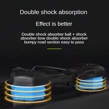 1pc Designed With A Truncated, Rounded Nose That Reduces Contact Pressure On Sensitive Areas, This Saddle Promotes A More Forward-Leaning, Aerodynamic Posture. Ideal For Road Cycling, Mountain Biking, And Indoor Spinning-Where Freedom Of Movement And Weight Distribution Are Key To Comfort And Efficiency. - Multicolor - View 11