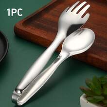 1 pieza Mini pinzas de acero inoxidable para alimentos, pinzas para ensalada, adecuadas para pasteles, bufés, accesorios de cocina - por defecto - Ver 17