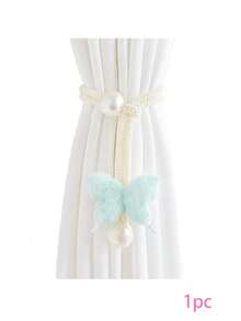 1/2件装可爱蝴蝶樱花装饰窗帘绑带，门帘，咖啡帘，遮阳帘，蚊帐帘绑带，迷人公主房装饰收纳带，婴儿房装饰 - 彩色 - 查看 22