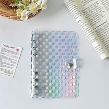 A6 Transparent Color-Changing Butterfly Polka Dot Binder, Transparent Soft Cover Binder Set, Replaceable Album Binder Refill, Replaceable Inner Pages, High-Quality PP Material, Transparent PET Sticker Board, Binder Back Paper, Suitable For Storing Beautiful Photos, Sticker Books, Stamp Books - Multicolor - View 16