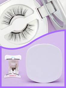 New Magnetic Eyelashes Set With Magnetic Box, Soft Magnetic Lashes, Natural One-Piece, Portable