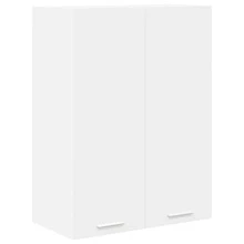 vidaXL Armoire suspendue Blanc 60 x 31 x 80 cm Bois d'ingénierie - Blanc - Voir 2