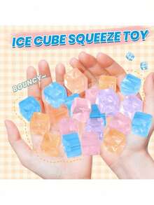 Đồ chơi khối lập phương giảm căng thẳng 5/10/15/20 chiếc, quà tặng tiệc tùng cho người lớn, khối lập phương mềm mại giúp giảm stress, thích hợp cho thanh thiếu niên mắc ADHD, màu sắc ngẫu nhiên, đồ chơi giảm căng thẳng sáng tạo, quà tặng tiệc tùng. - Nhiều màu - Xem 2