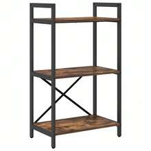 vidaXL Étagère Chêne fumé 56 x 34 x 96 cm Bois d'ingénierie - Tabac - Voir 2