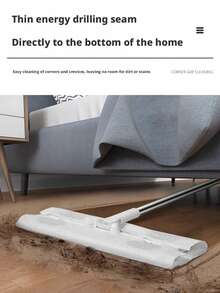 静电除尘纸拖把，一次性拖把垫，家用清洁湿巾拖把套装，免接触清洁 - 彩色 - 查看 6