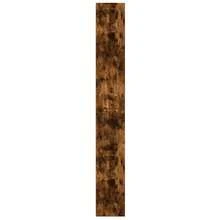 vidaXL Biblioteca chêne fumé 60x24x176 cm engenharia madeira - Castanho - Ver 5