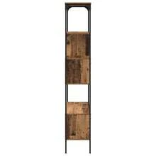 vidaXL Bibliothèque Bois Ancien 76 x 33 x 188,5 cm Bois d'ingénierie - Tabac - Voir 6
