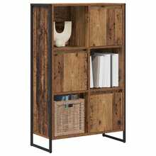 vidaXL Biblioteca madera antigua 68 x 30 x 108,5 cm madera de ingeniería - Marrón - Ver 3