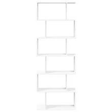 vidaXL Tavolino separato da 6 pezzi ebenex bianco 70x24x193 cm - Bianco - Visualizzare 5