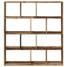 vidaXL Bibliothèque vieux bois 132x29x141,5 cm ingénierie du bois - Tabac - Voir 5