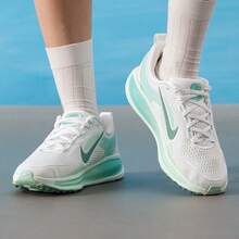 Nike Big Kids' New Low-Top Breathable Casual Comfortable Road Running Shoes - White/Green - View 5