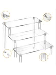 Giá trưng bày tráng miệng bằng acrylic 4/3/2/1 tầng, giá đựng bánh cupcake, giá đựng bánh kem cho tiệc sinh nhật, bàn tráng miệng đám cưới, trang trí đám cưới, đồ dùng tiệc cưới, giá đựng bánh cưới, bàn tráng miệng tự phục vụ, tiệc sinh nhật, trưng bày bàn tiệc cưới - Nhiều màu - Xem 8
