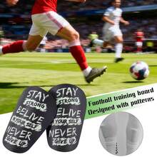 1 par de espinilleras de entrenamiento de fútbol mini, almohadillas de entrenamiento para partidos - reutilizables, cómodas de usar, duraderas - Multicolor - Ver 2