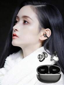 Tai nghe Bluetooth kẹp 2026, chất lượng âm thanh Hi-Fi, âm bass mạnh mẽ, điều khiển cảm ứng, đeo thoải mái, chống mồ hôi và bụi, tích hợp micro để gọi điện, khử tiếng ồn, lý tưởng cho cắm trại, du lịch, thể thao, nhạc hip-hop, văn phòng và nhiều hoạt động khác, tương thích với điện thoại thông minh, thời lượng pin dài. - Một cỡ - Xem 9