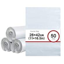 50/100个装纯色运输袋,多功能加厚防水自粘包装袋,适用于学校、办公室、邮寄、发货,超大快递信封,适用于服装物流存储 - 彩色 - 查看 12