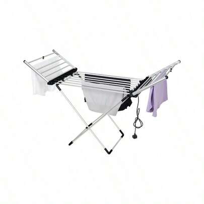 XL Heated Clothes Airer With Timer - Fast Drying, Energy Efficient & Foldable