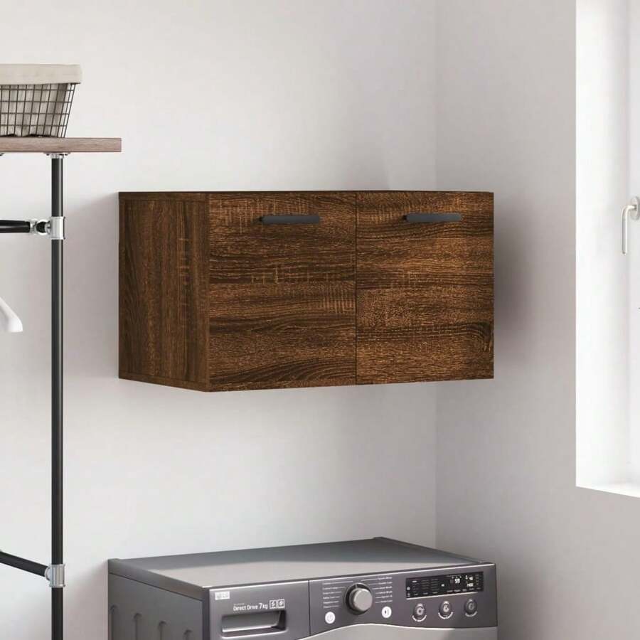 vidaXL Armadio murale Chêne marrone 60x36,5x35 cm Legno d'ingénierie - Castano - Visualizzare 1
