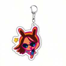 2D Acrylic Rabbit Stage Series Keychain, Cute Personalized Pendant For Backpack, Holiday Gift - Style 1 - View 10