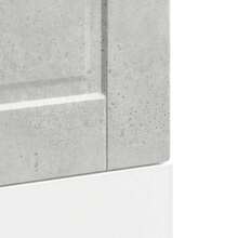 vidaXL Pannello per Lavatrice Porto Gris Béton 45x1,5x67 cm - Grigio - Visualizzare 7