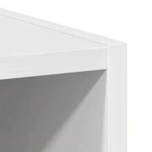 vidaXL Armoire suspendue Blanc 30 x 29,5 x 40 cm Bois d'ingénierie - Blanc - Voir 8