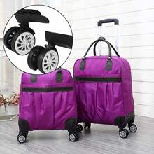 4PCS 360° Silent Replacement Suitcase Wheels | Universal Easy-Install Roller Luggage Castors | Durable Wear-Resistant Trolley Wheel Set - Black - View 2