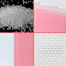 10pcs Matte Co-Extrusion Film Bubble Envelopes, Thickened Waterproof Shock-Proof Clothing Express Packaging Foam Bags, Envelope Bubble Bags, Express Bubble Mailers, Bubble Cushion Bags, Express Packaging Bags, Foam Envelopes, Gift Packaging Bags - Pink - View 5