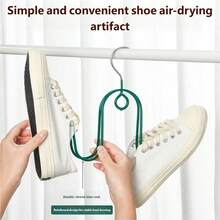 5pcs/Set Adjustable Double-Tier Plastic Shoe Rack, Space-Saving Shoe Storage Organizer For Home, Closet & Entryway Organization, Durable Shoe Cabinet Rack, Modern Storage Solutions For Shoes And Accessories, Compact Footwear Display Stand With Adjustable Shelves - Multicolor - View 10