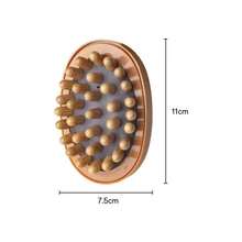 Body Anti Orange Peel Tissue Massage Brush Soothing Wood Essential Oil SPA Air Cushion Massage Comb Scalp Massage Brush Body Massager Fitness Accessories