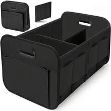 Large Capacity Foldable Car Trunk Organizer - Premium Oxford Cloth Storage Box With Spacious Interior And Portable Convenience For Road Trips And Daily Commutes - Multicolor - View 3