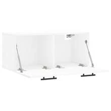 vidaXL Armadio murale bianco 80x36.5x35 cm ingegneria del legno - Bianco - Visualizzare 6