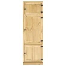 vidaXL Armoire avec étagère avec porte Miel 60 x 32 x 40 cm Pin massif - Tabac - Voir 6