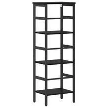 vidaXL Étagère Chêne noir 40 x 29,5 x 115 cm Bois d'ingénierie - Noir - Voir 7