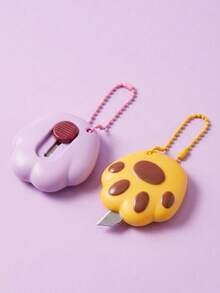 1把便携式迷你剪刀，信封切割器，轻巧便携，适合家庭和办公室使用，轻松切割纸板、包装和DIY工艺品，是送给朋友的绝佳礼物。