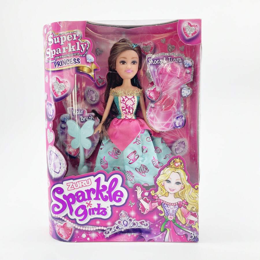 ZURU Shimmer Girls Super Sparkle Princess - 11 Inch - Pretend Play Toy - Grace - View 1