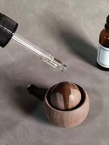 手工汽车空气清新剂扩散器 - 天然黑胡桃木香氛扩散器，设计优雅，无香精，适用于汽车内饰、家居、办公室，无需电池，汽车空气清新剂扩散器，办公室香氛，装饰性扩散器