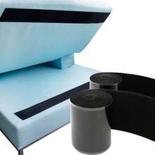 Cinta de agarre para sof que evita que los cojines de sof se deslicen, cinta antideslizante de doble cara, 2 juegos de tiras resistentes de 10 pies con calcomana para sof, telas, colchones, muebles - Compacto44x10FT2PcsP - Ver 1