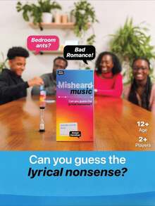 Misheard Song Music Card Game  Family-Friendly Tabletop Fun Toy Must-Have Holiday Party Essential - Music Cards (Pack Of 500) - View 3