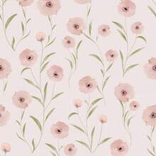 1卷甜美抽象小花壁纸，精致室内装饰膜，适用于客厅和卧室装饰，各种房间墙面装饰，橱柜墙面翻新，易于安装，手工工艺膜 - 彩色 - 查看 1